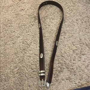 Men's Brown Leather Belt